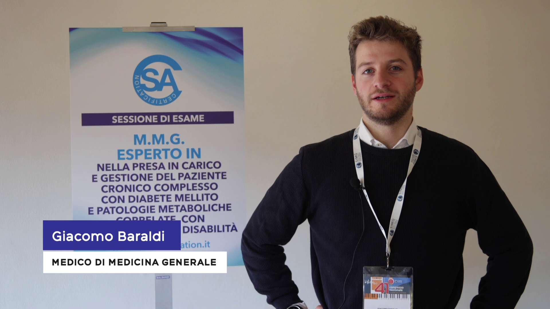 Intervista ai candidati: Dottor Giacomo Baraldi